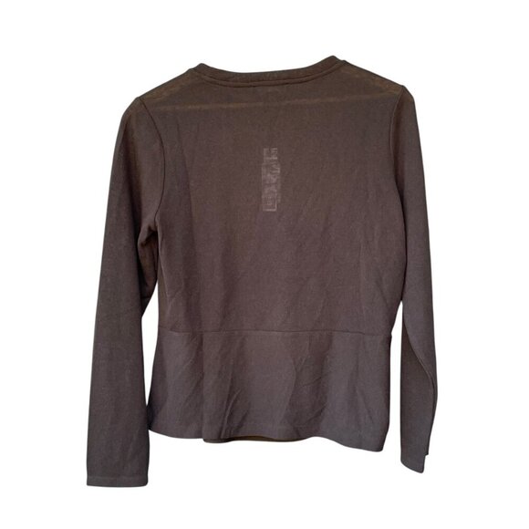 NWT Sanctuary Knot Your Business Black Crew Neck Sweater Womens L Recycled - Picture 4 of 13